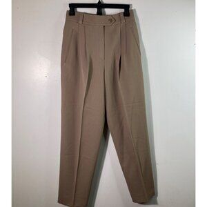 Vintage Escada Saks‎ Fifth Avenue Pleat Front Wool Trousers 38Eu/Fits26 US Tan